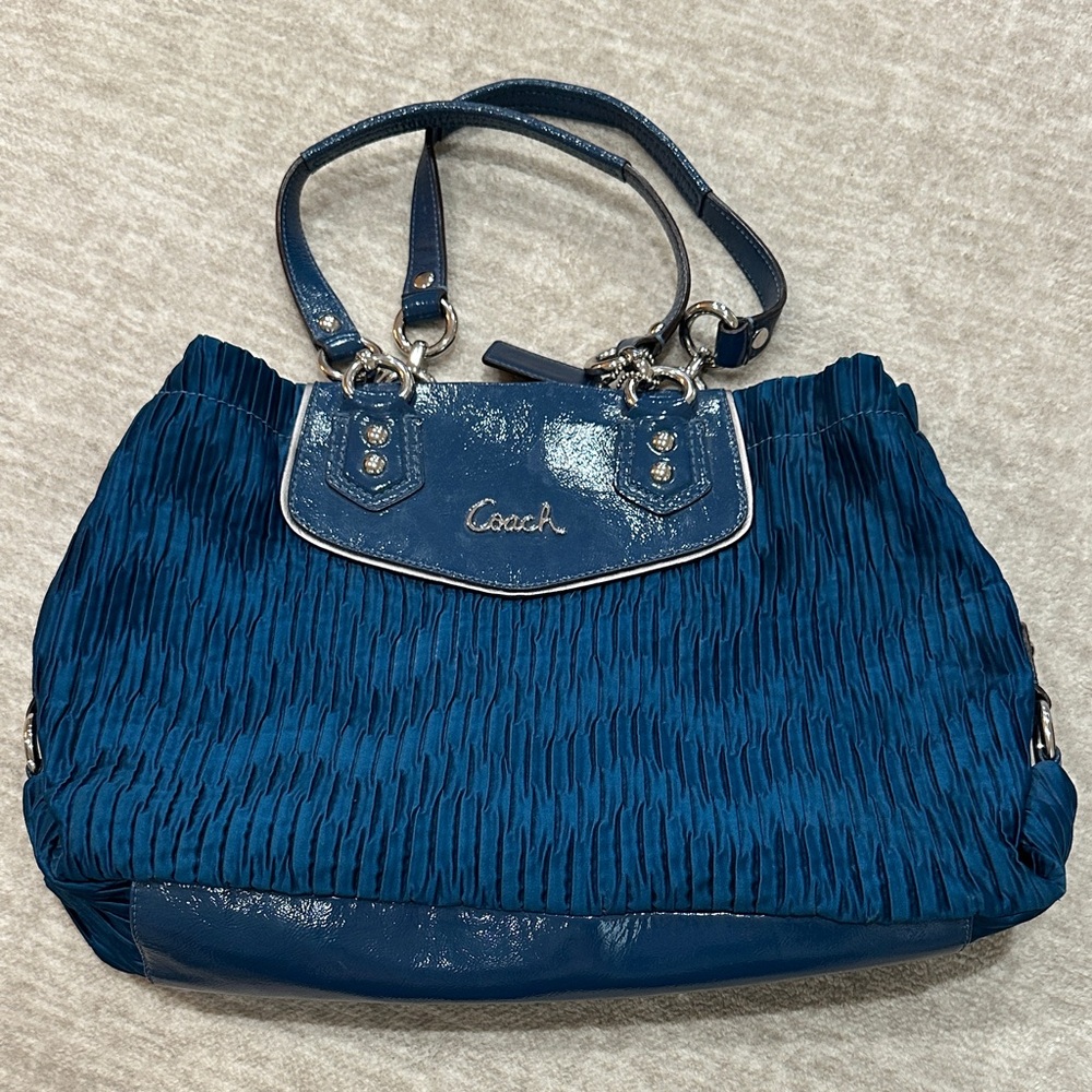 Coach Textured Shoulder Bag